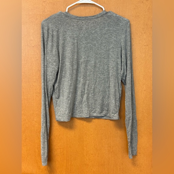 Negative Underwear Whipped Heather Gray Long Sleeve - Picture 4 of 4